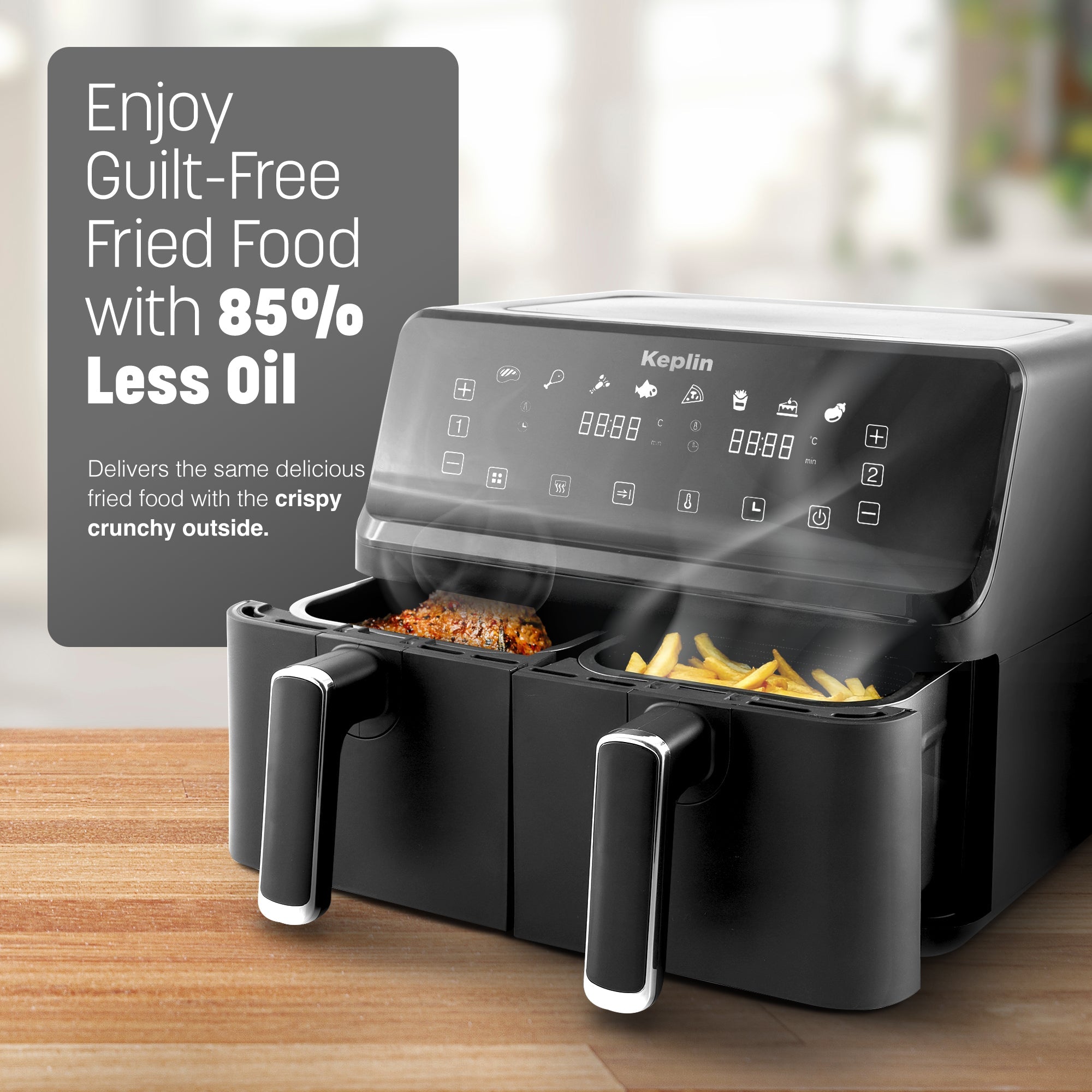 Keplin - Dual Zone Air Fryer (9L)