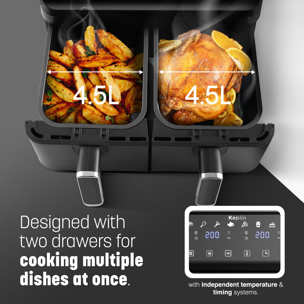 Keplin - Dual Zone Air Fryer (9L)